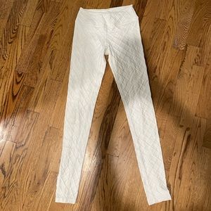 Beyond Yoga White Patterned Leggings
